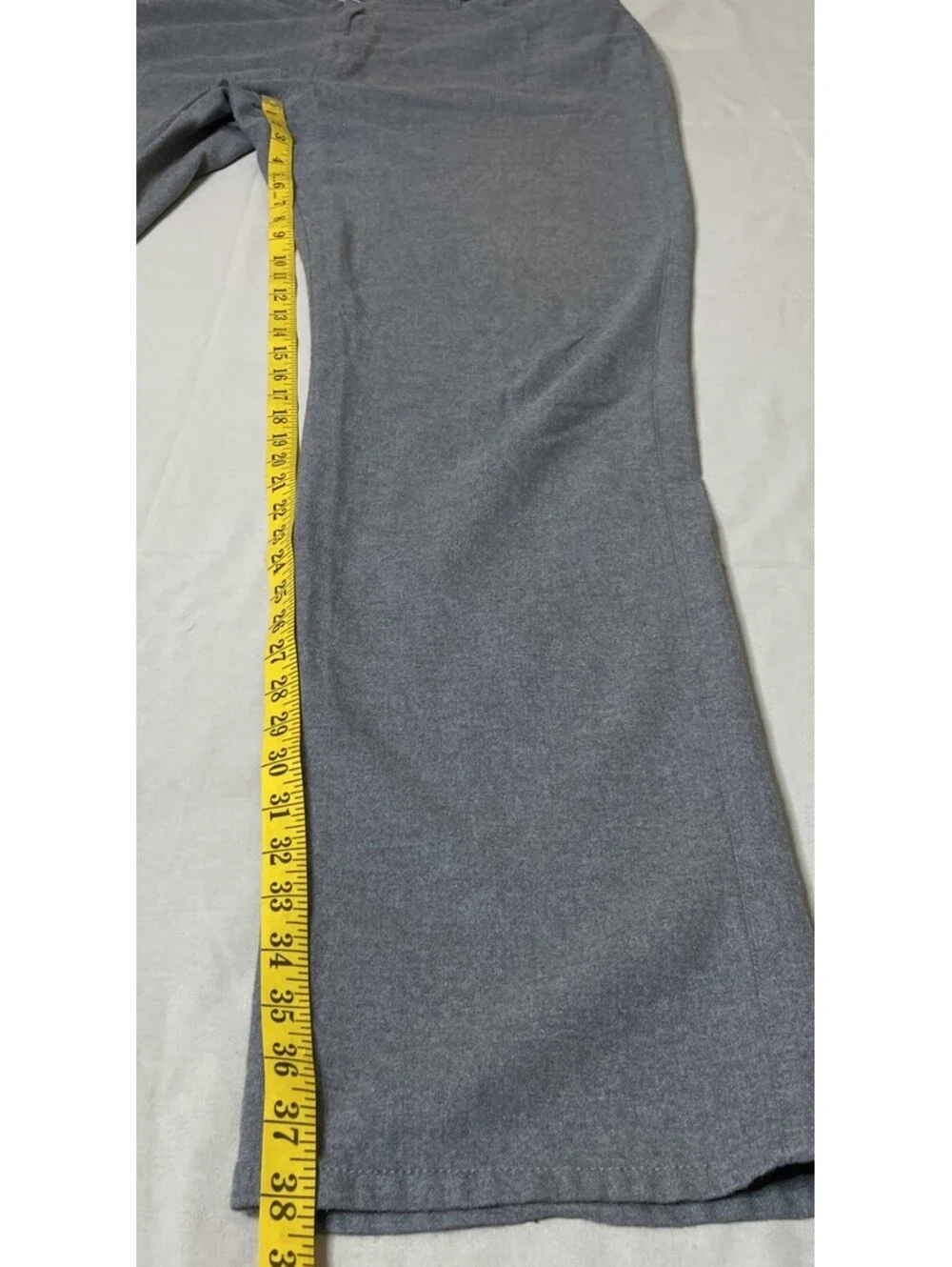 Peter Millar Crown Mountainside Flannel Pants Mens Sz 38L (tall) Gray 5 Pockets